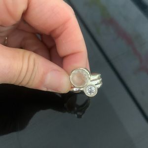 Fun clear crystal cocktail ring